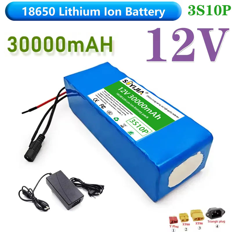 60V 30Ah Electric Scooter Battery - 12V 30Ah 3S10P for 12V Electrical