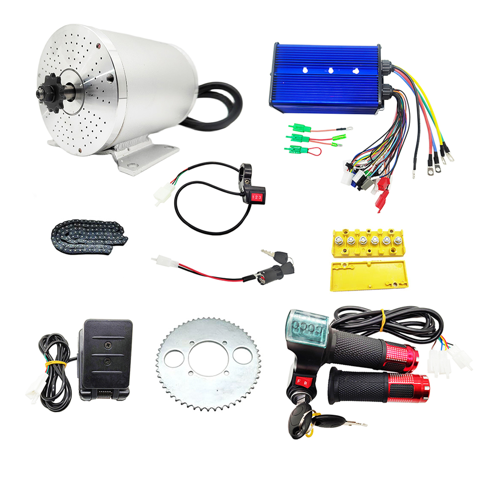 Electric Brushless DC Motor Ki - Mid Drive Motor Kit 72V 3000W 评论和价格