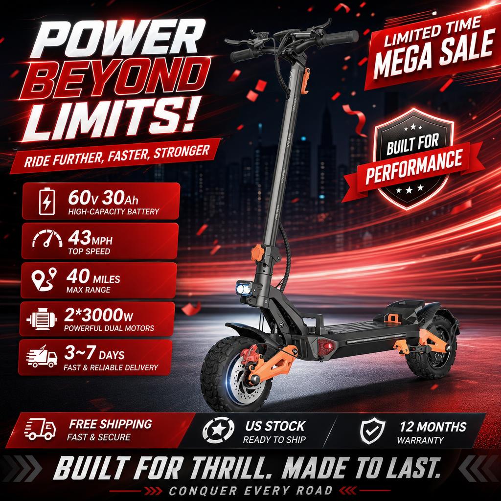 FREEBOY H9 Adult Electric Scoo - 60V 30Ah Electric Scooter Battery 评论和价格