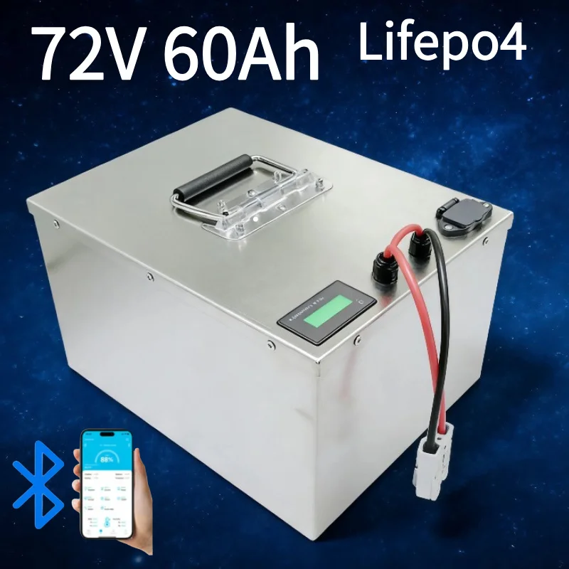 72V LiFePO4 Battery 60Ah Bluet - 72V 60Ah Lifepo4 Battery Pack 评论和价格