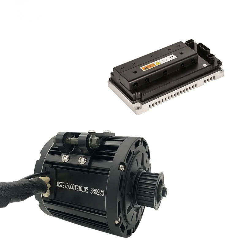 qs138 3000W Peak 9KW 72V 100KP - Mid Drive Motor Kit 72V 3000W 评论和价格