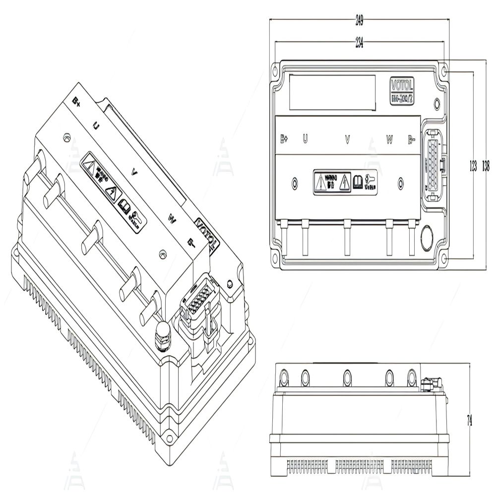 QS MOTOR 138 3000W V3 5500W Ma - Mid Drive Motor Kit 72V 3000W 评论和价格