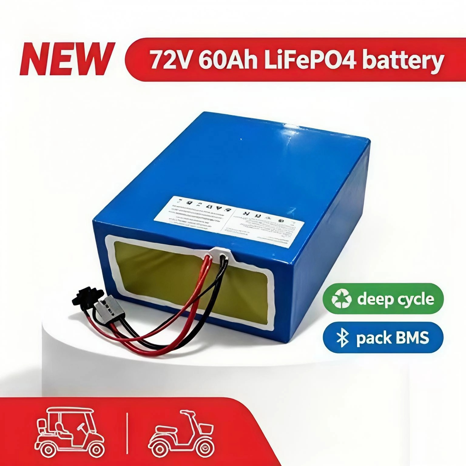 lithium 72V 60Ah lifepo4 batte - 72V 60Ah Lifepo4 Battery Pack 评论和价格